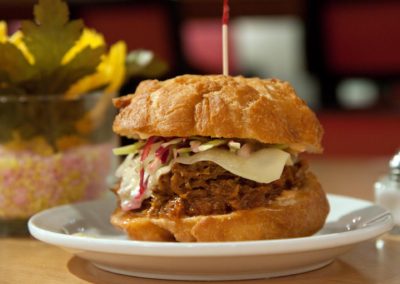 Pulled Pork on Bannock Bun - ©Bruce Kemp 2014 - DSC_3101